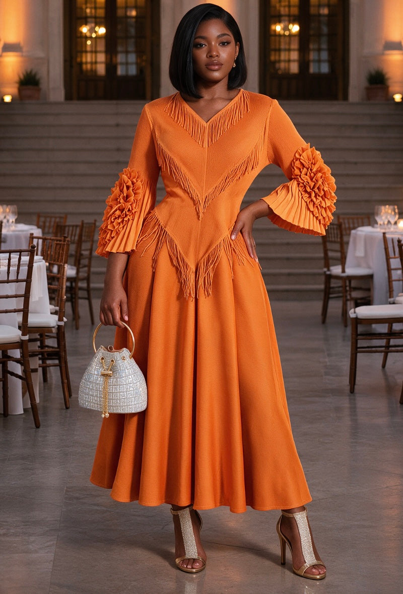 Clementine Cascade Maxi Dress