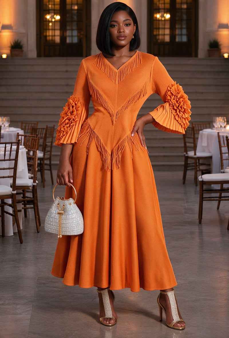 Clementine Cascade Maxi Dress