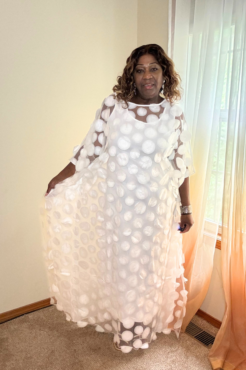 Petal Veil Dress/ Coming soon restock