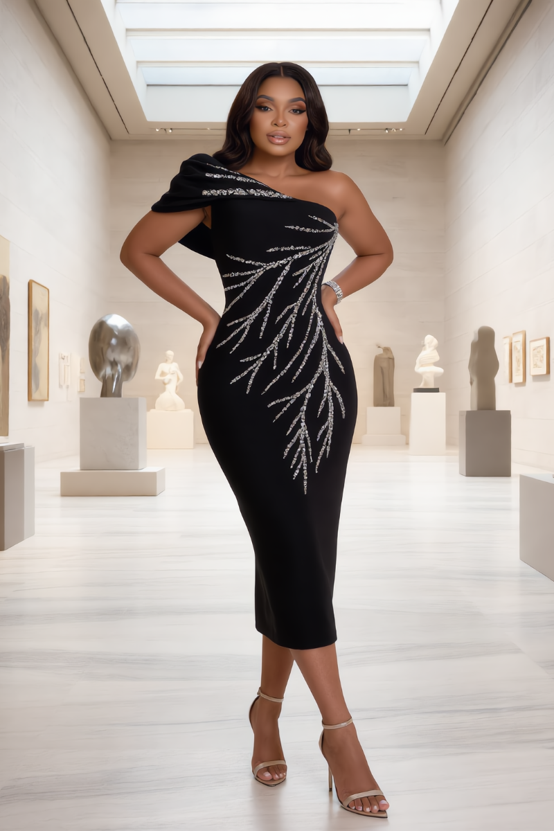 Silver Eclipse Dress